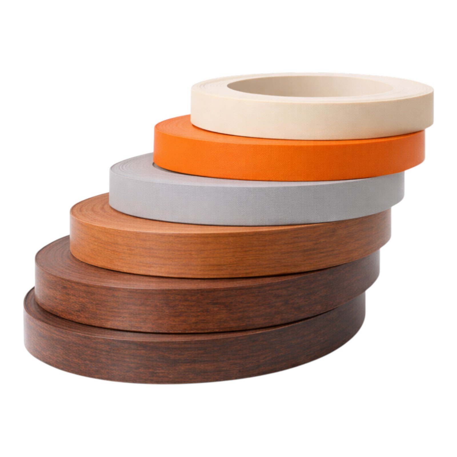 Pvc Edge Banding Tape Coils In Mixed Colors For Furniture Panels