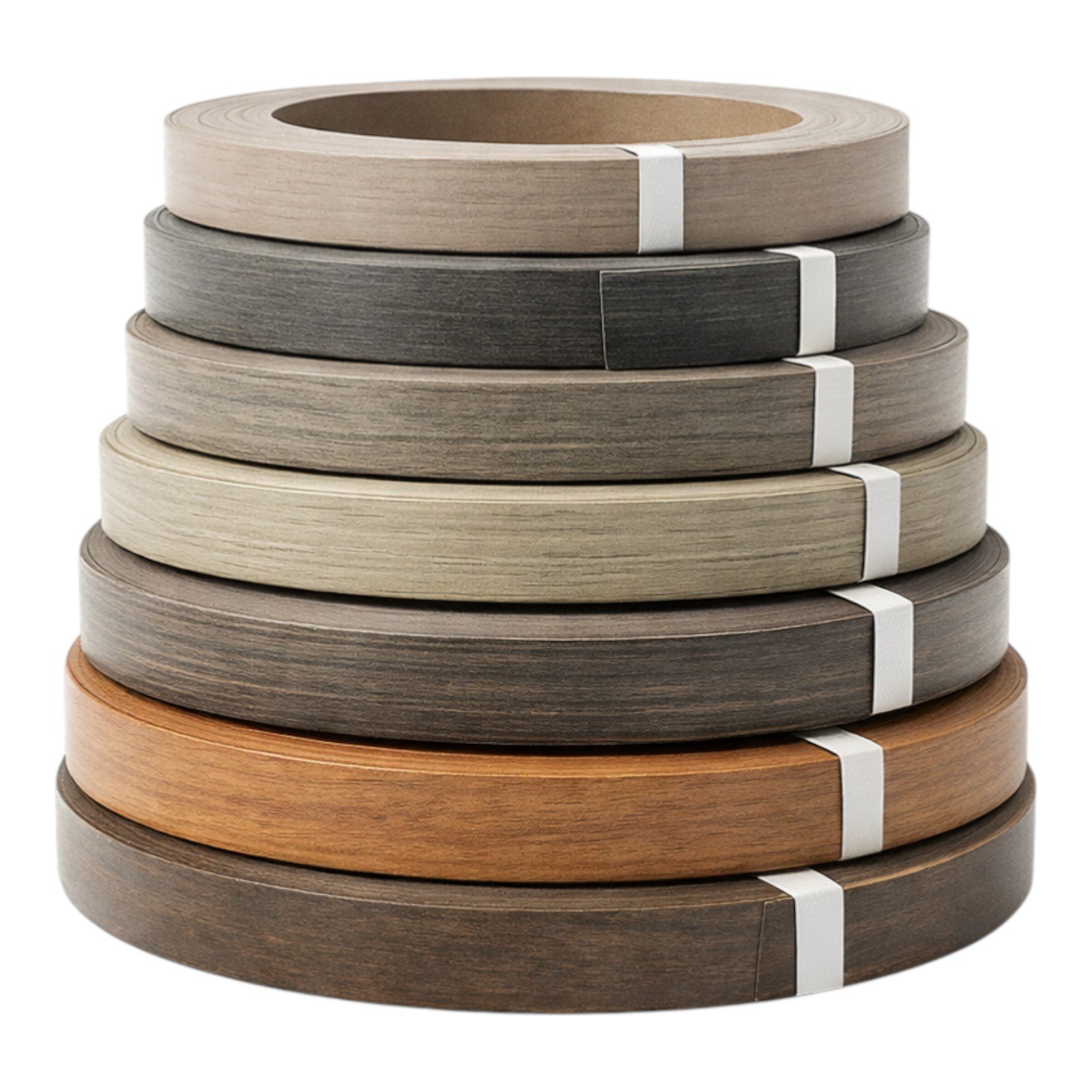 3mm Pvc Edge Banding Rolls Stack In Multiple Colors For Cabinets