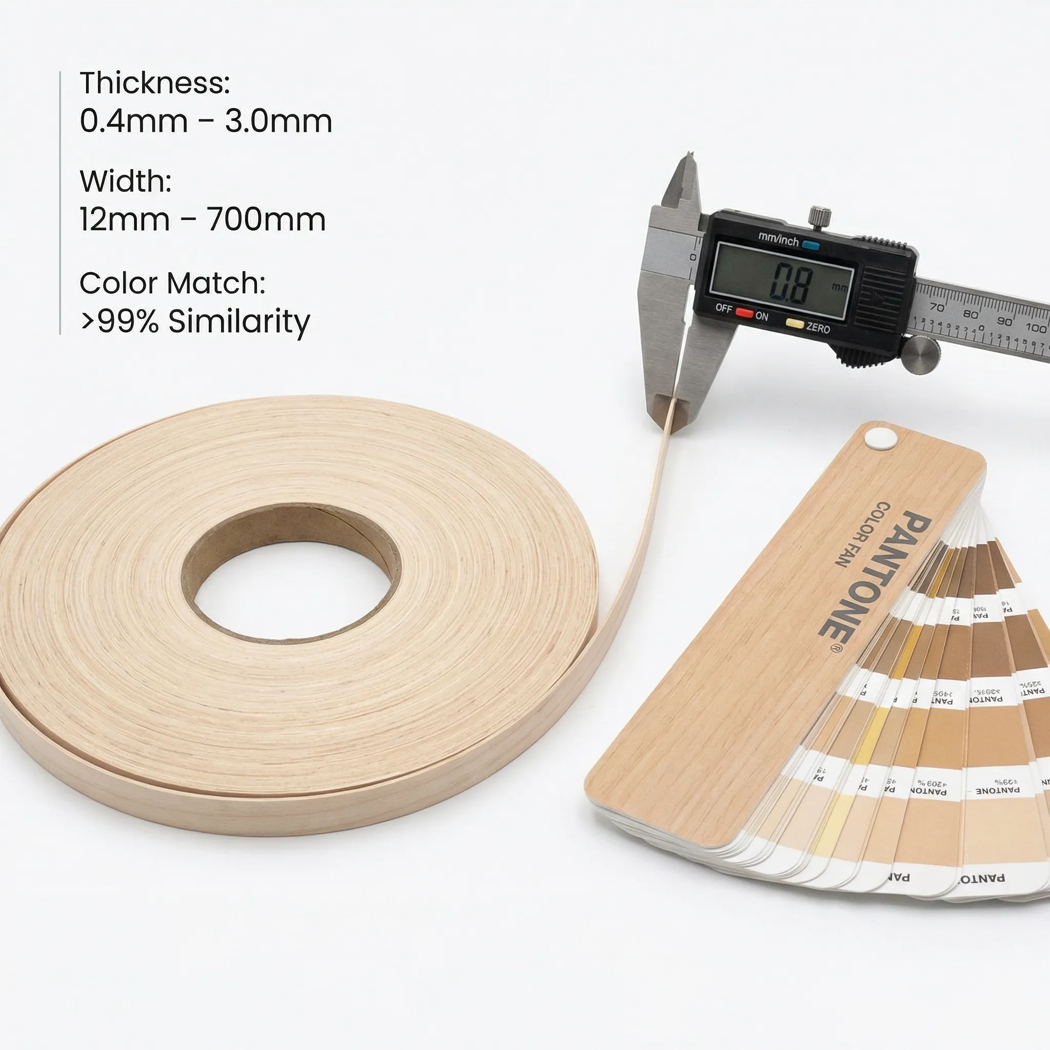 Custom color PVC edge banding OEM ODM manufacturer for furniture edge banding production
