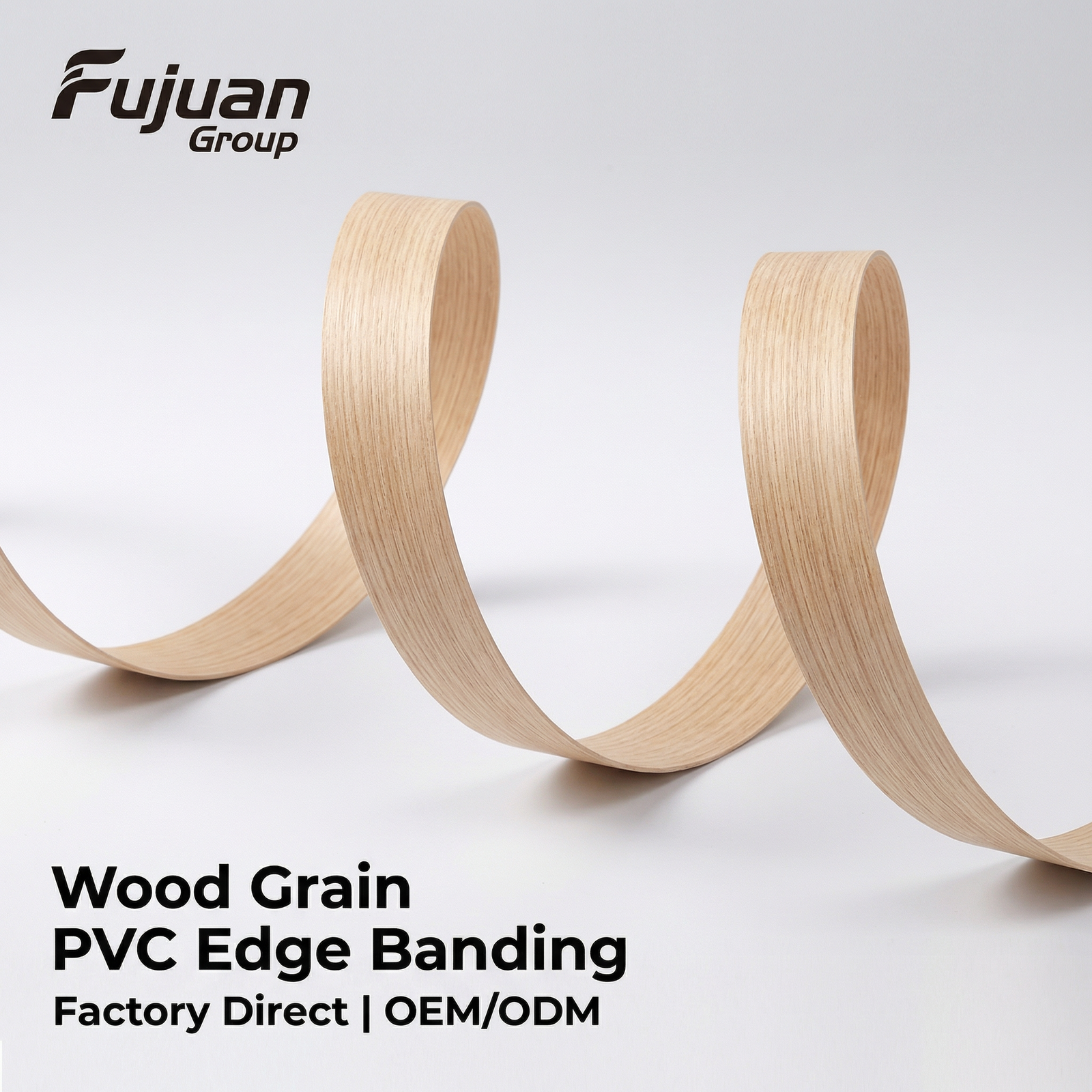 Custom color PVC edge banding OEM ODM manufacturer for furniture edge banding production