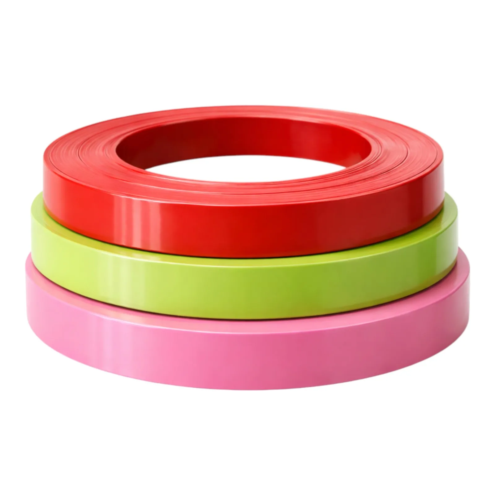 Pvc Edge Banding Made To Order in assorted colors like pink, green, and orange - Fujuan Group