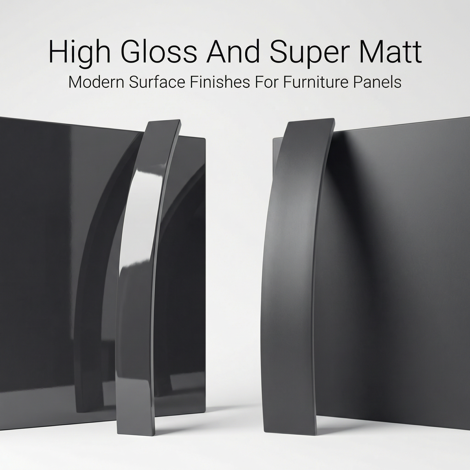 Acrylic edge banding roll with high gloss and super matt finishes