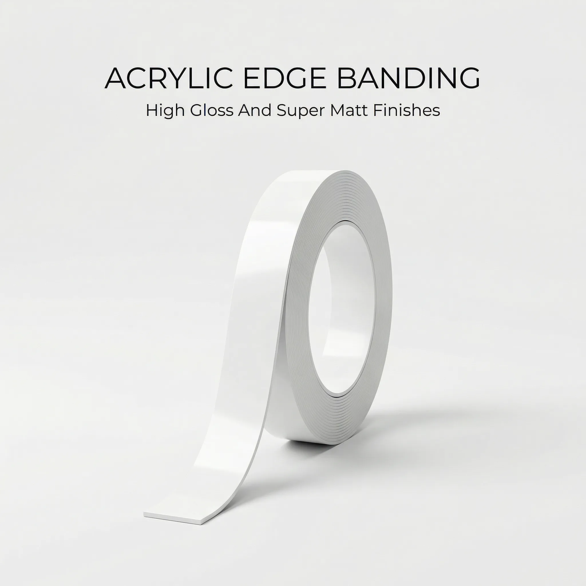 Edge Rounded Acrylic Acrylic edge Banding - Made-to-Order Edge Banding - FUJUAN GROUP