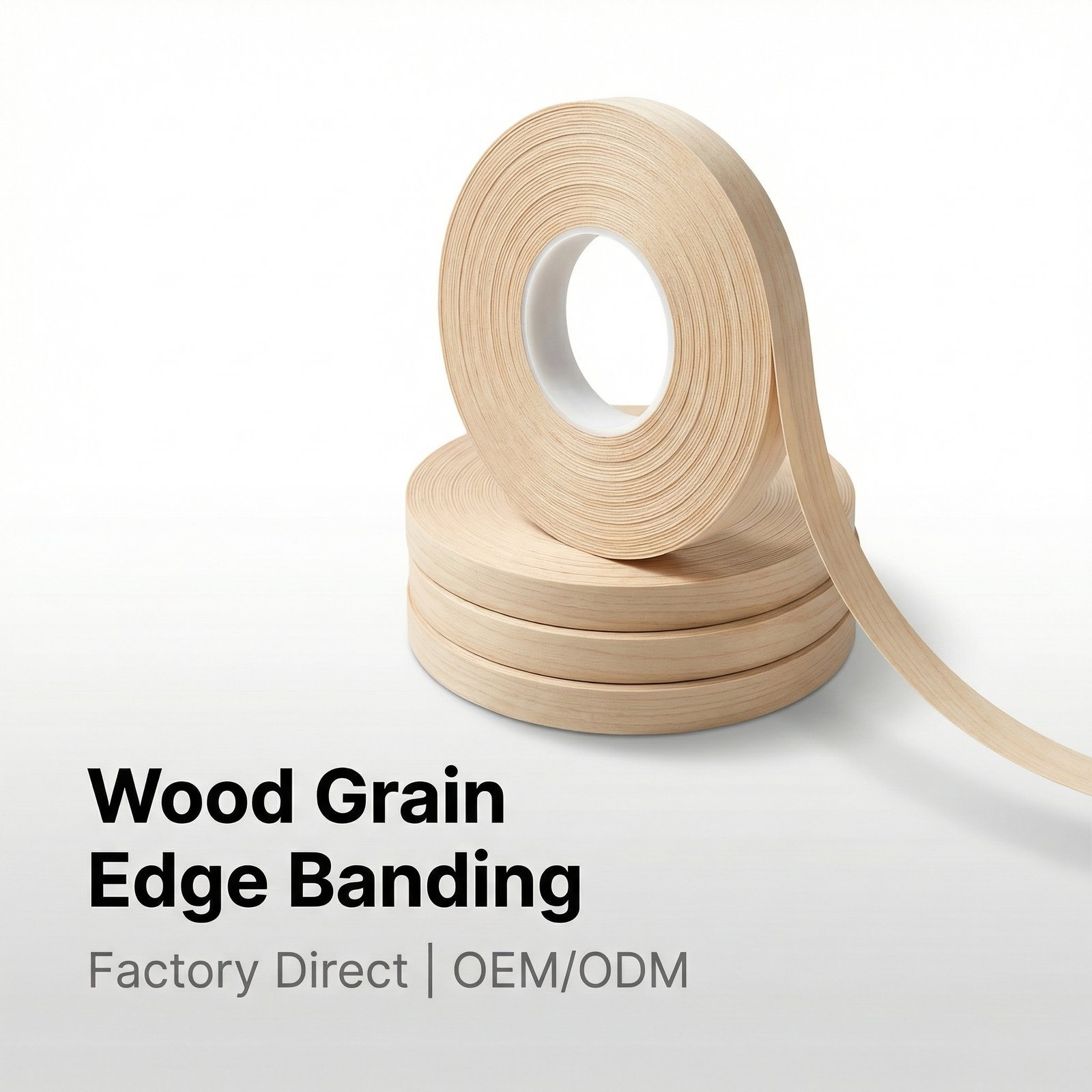 Custom color PVC edge banding roll for furniture panel edging