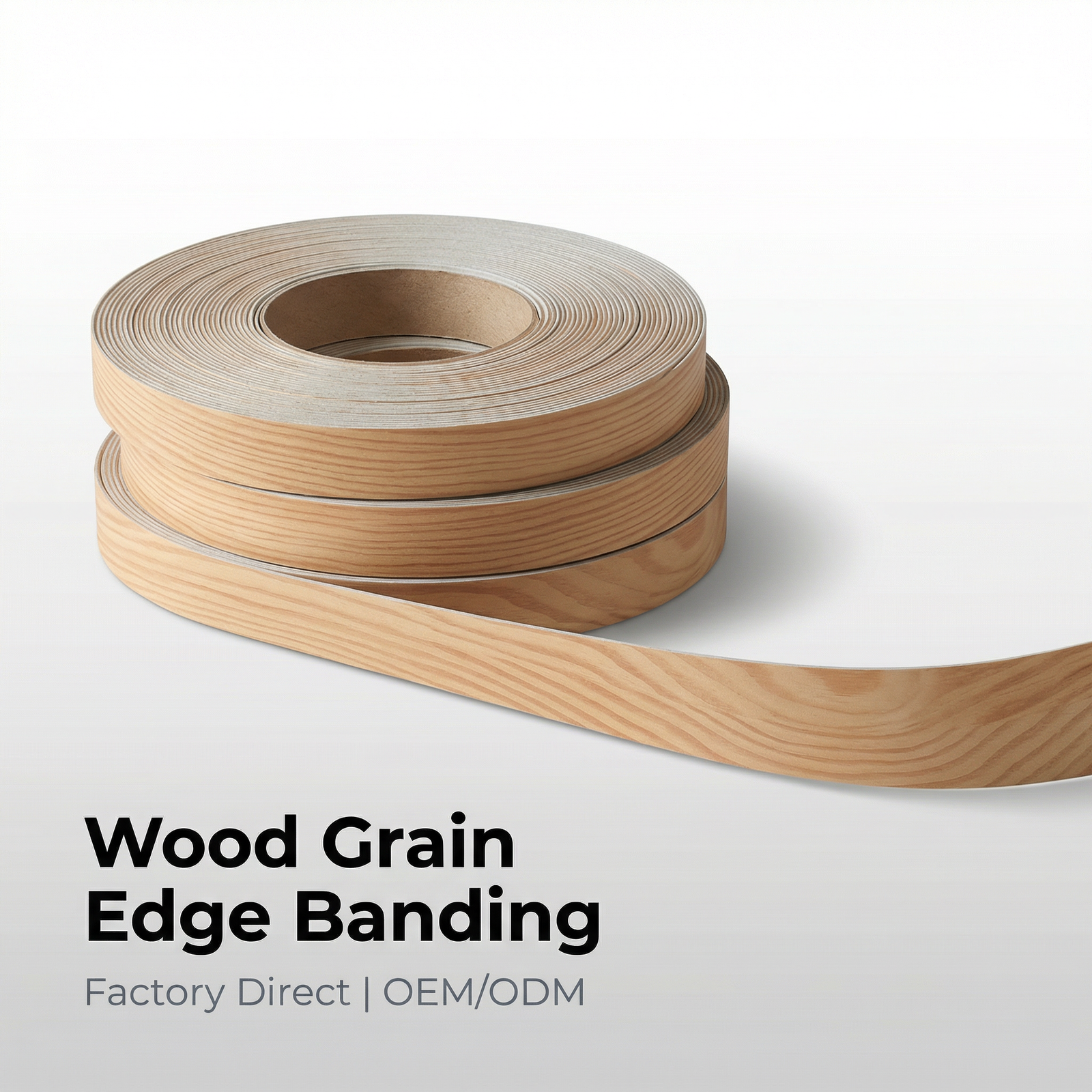 Custom color PVC edge banding roll for furniture panel edging