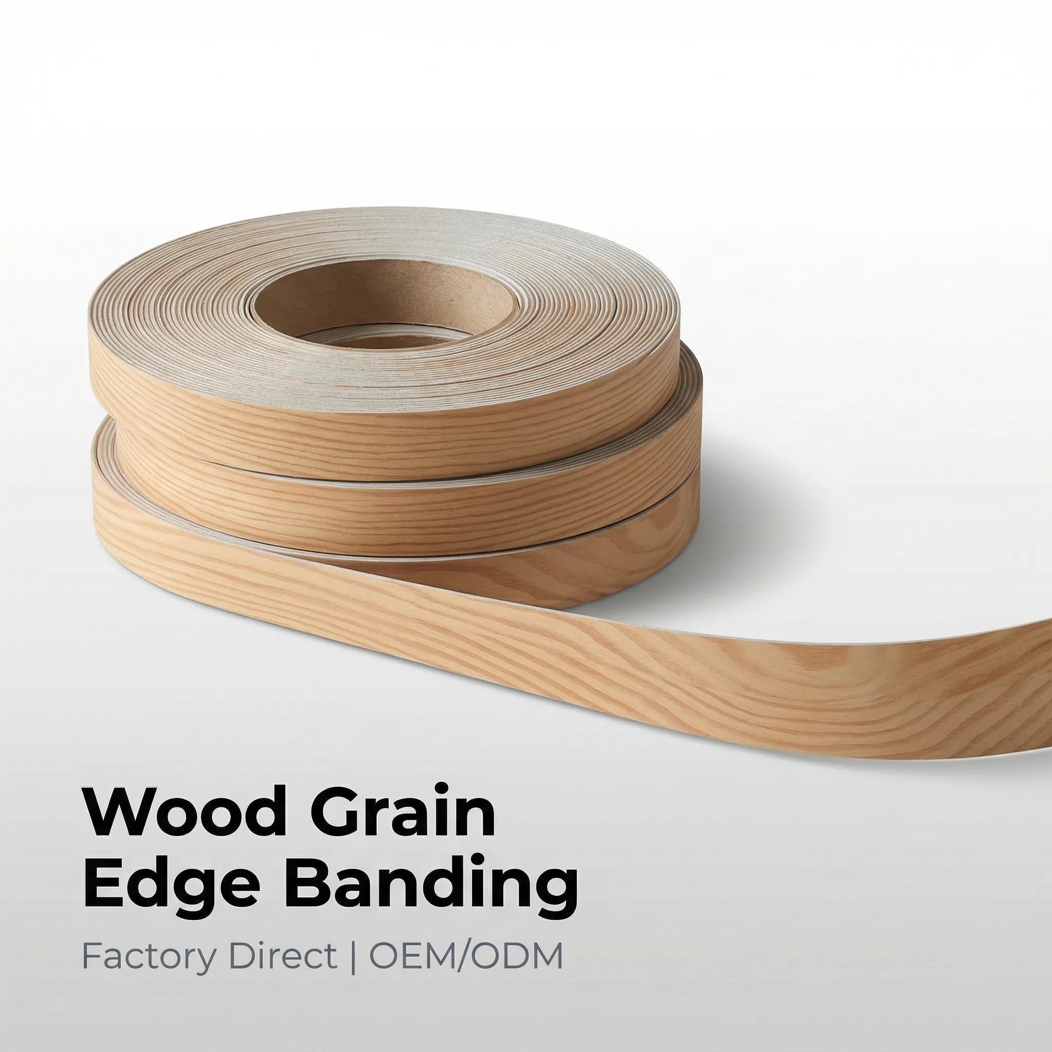 Custom color PVC edge banding roll for furniture panel edging