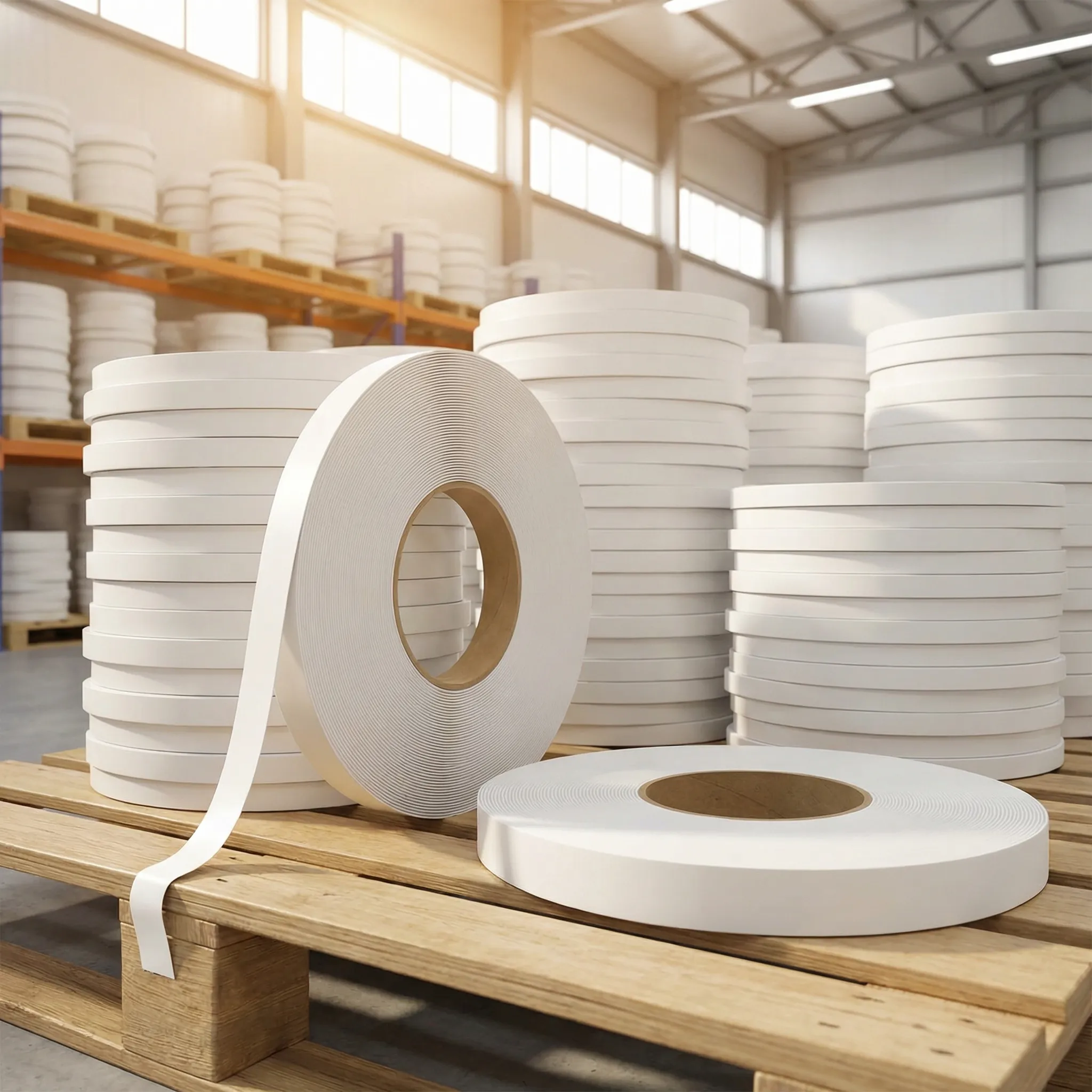 Edge banding manufacturer white edge banding roll main display