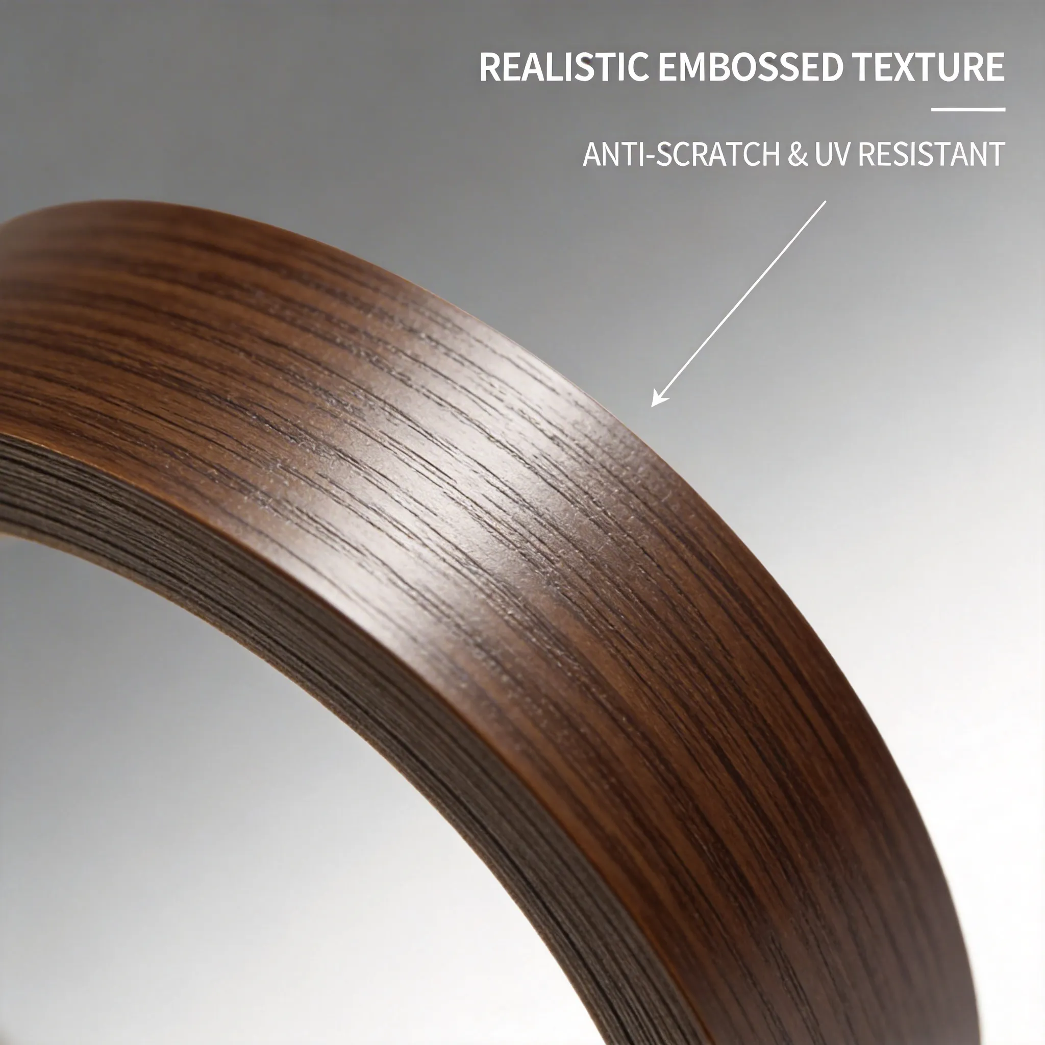 High Volume Pp Edge Banding With Decorative Surface Detail For Furniture Board Applications
