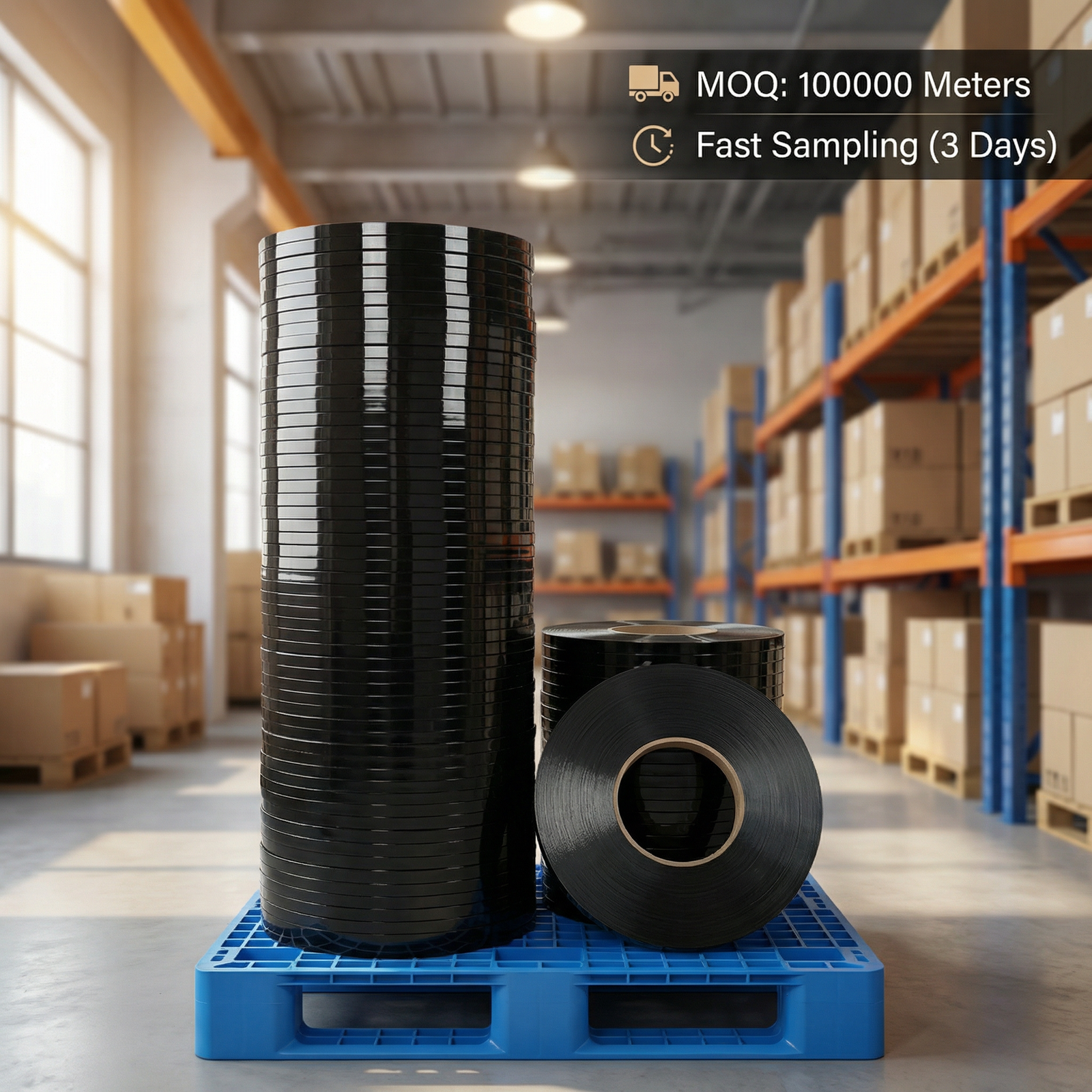 Made To Order Abs Edge Banding Roll For Furniture Panels And Cabinet Edge Finishing