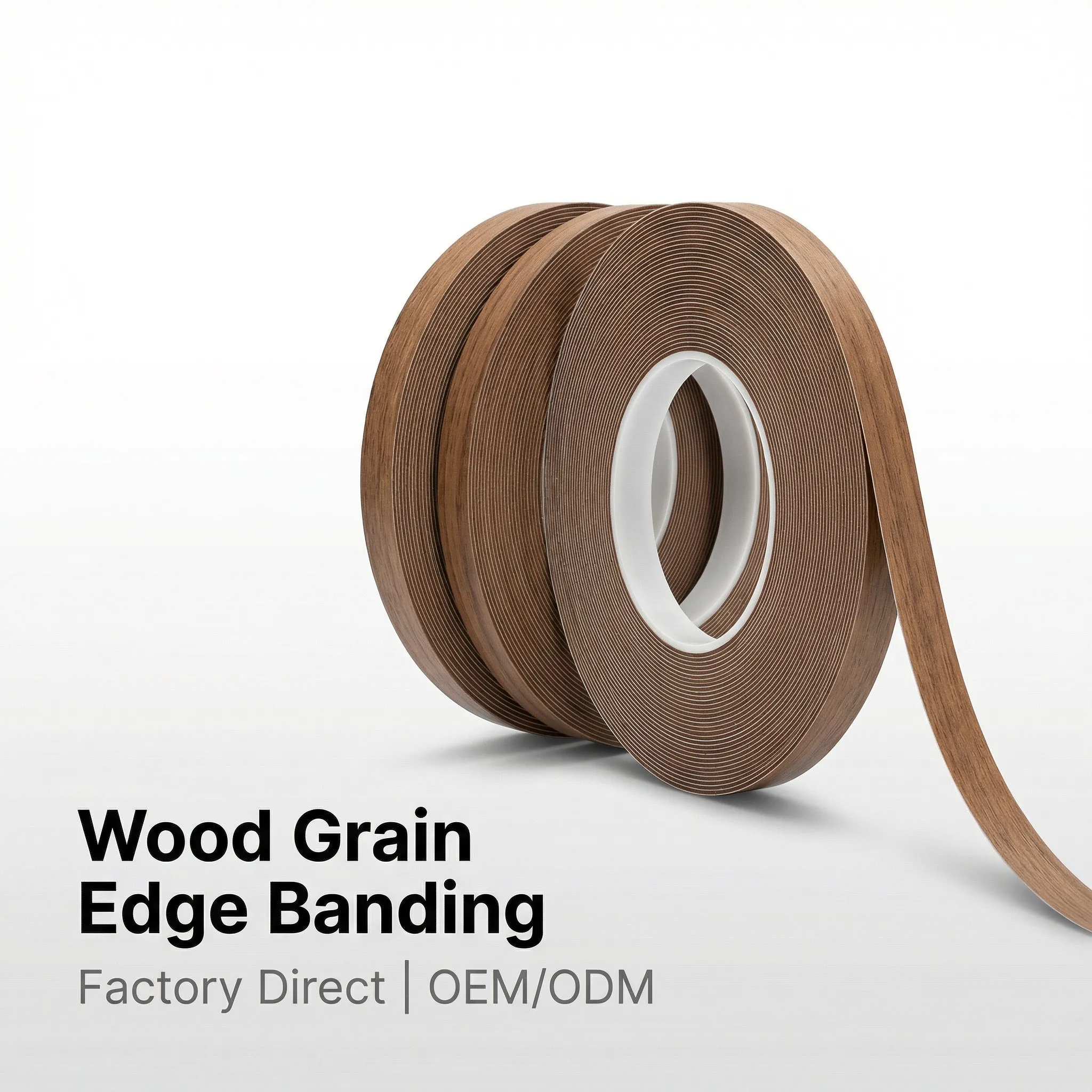 Pp Edge Banding Factory Roll Supply For Furniture Panels And Cabinet Edge Finishing