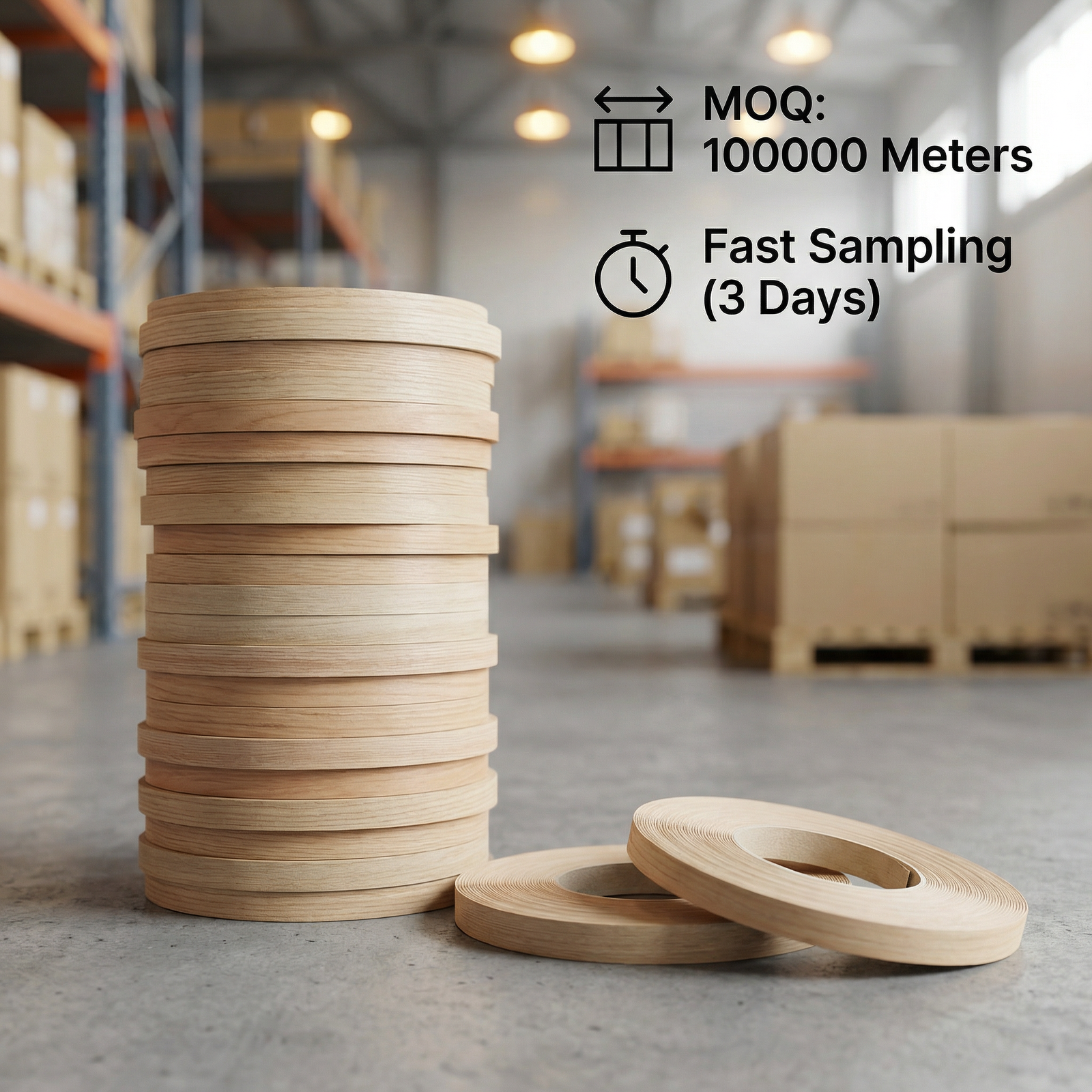 Pp Edge Banding For Cabinet Manufacturers Used For Cabinet Panels And Furniture Edge Finishing