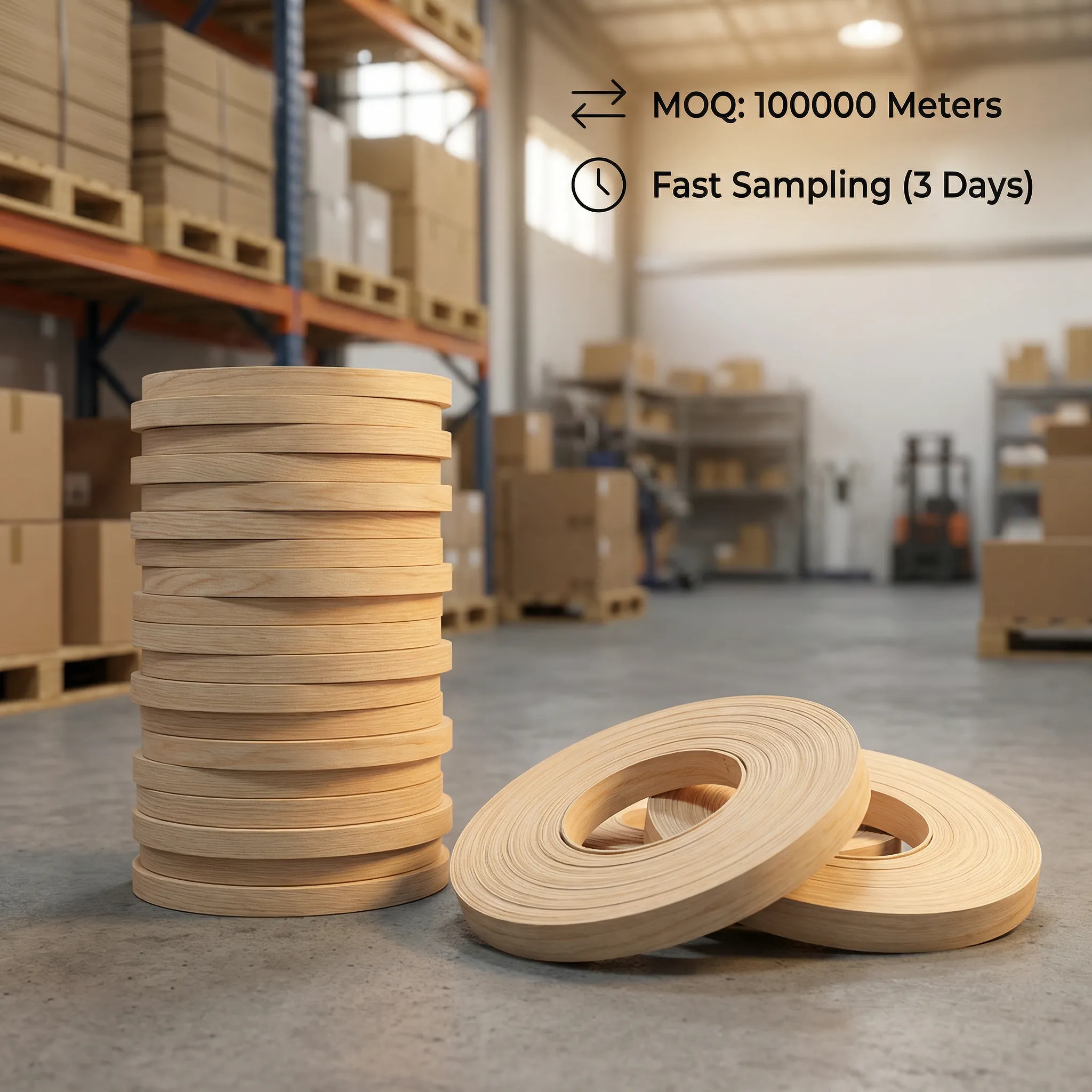 Pp Edge Banding Made To Order In Bulk Stock With Fast Sampling For Furniture Manufacturers