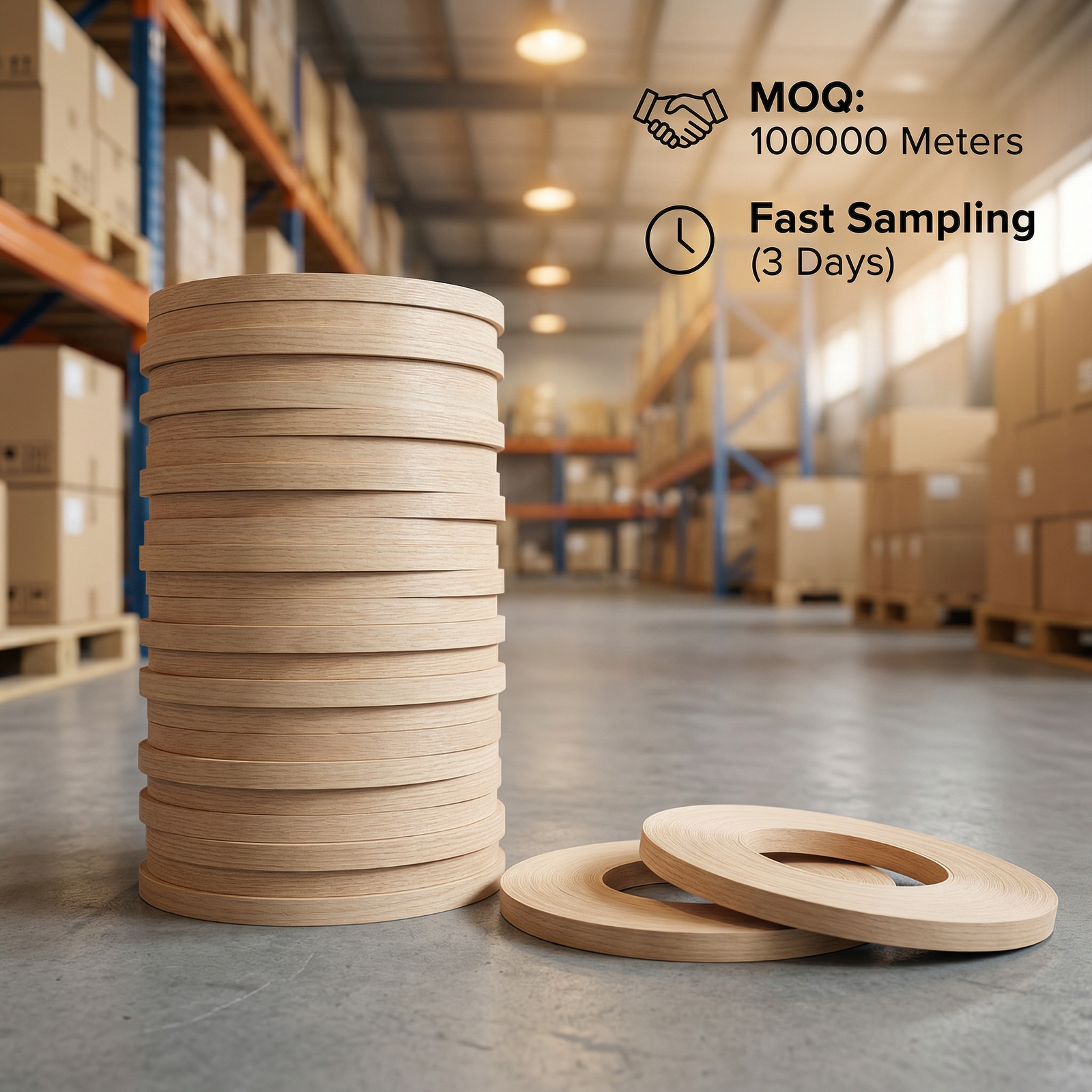 Pp Edge Banding Manufacturer Product Roll For Furniture Boards And Cabinet Edge Finishing