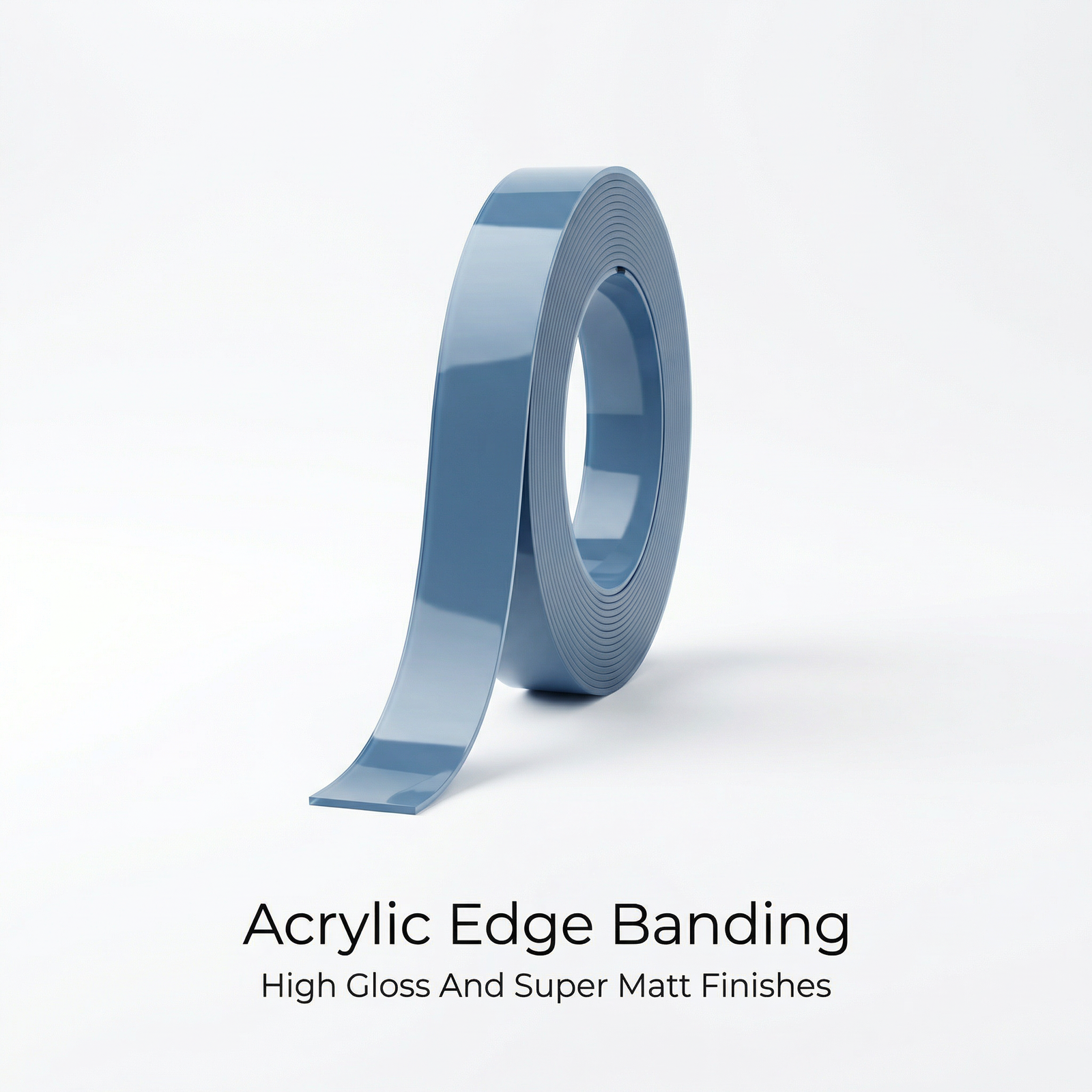 PVC profile roll for furniture panel edge finishing