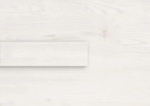 EGGER H1225 white woodgrain board with matched edge banding strip for custom furniture manufacturing