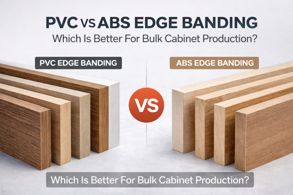 PVC vs ABS Edge Banding For Bulk Cabinet Production