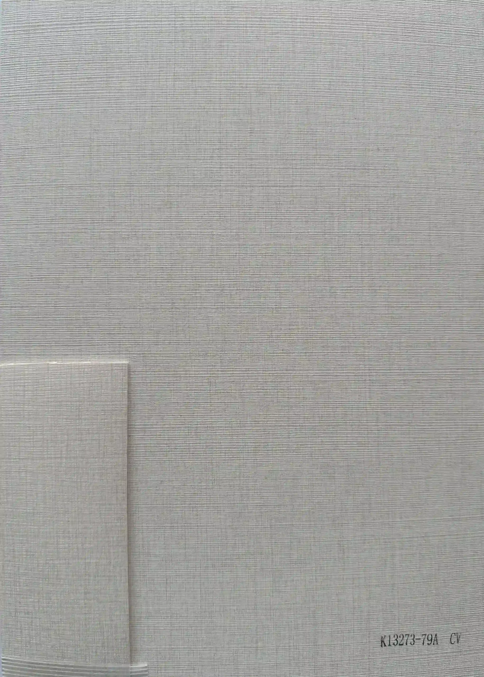 Light grey linear texture board sample with matching edge banding strip K13273 79A CV