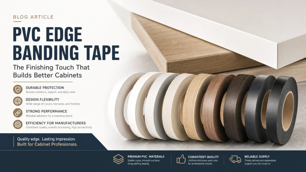 Featured image for PVC edge banding tape for cabinet manufacturers