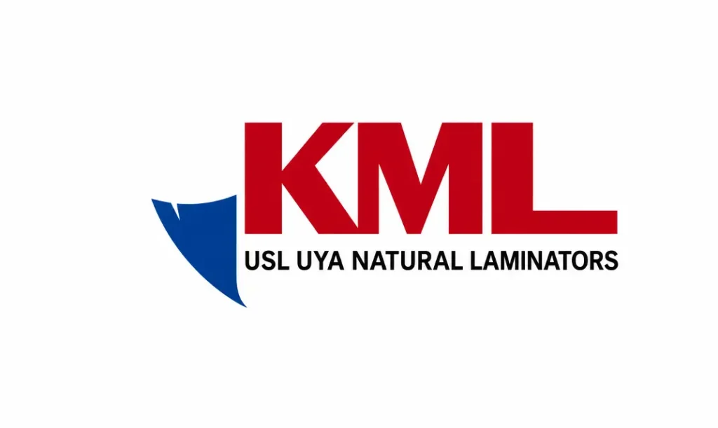 KML reference brand logo for natural laminator and edge banding matching support