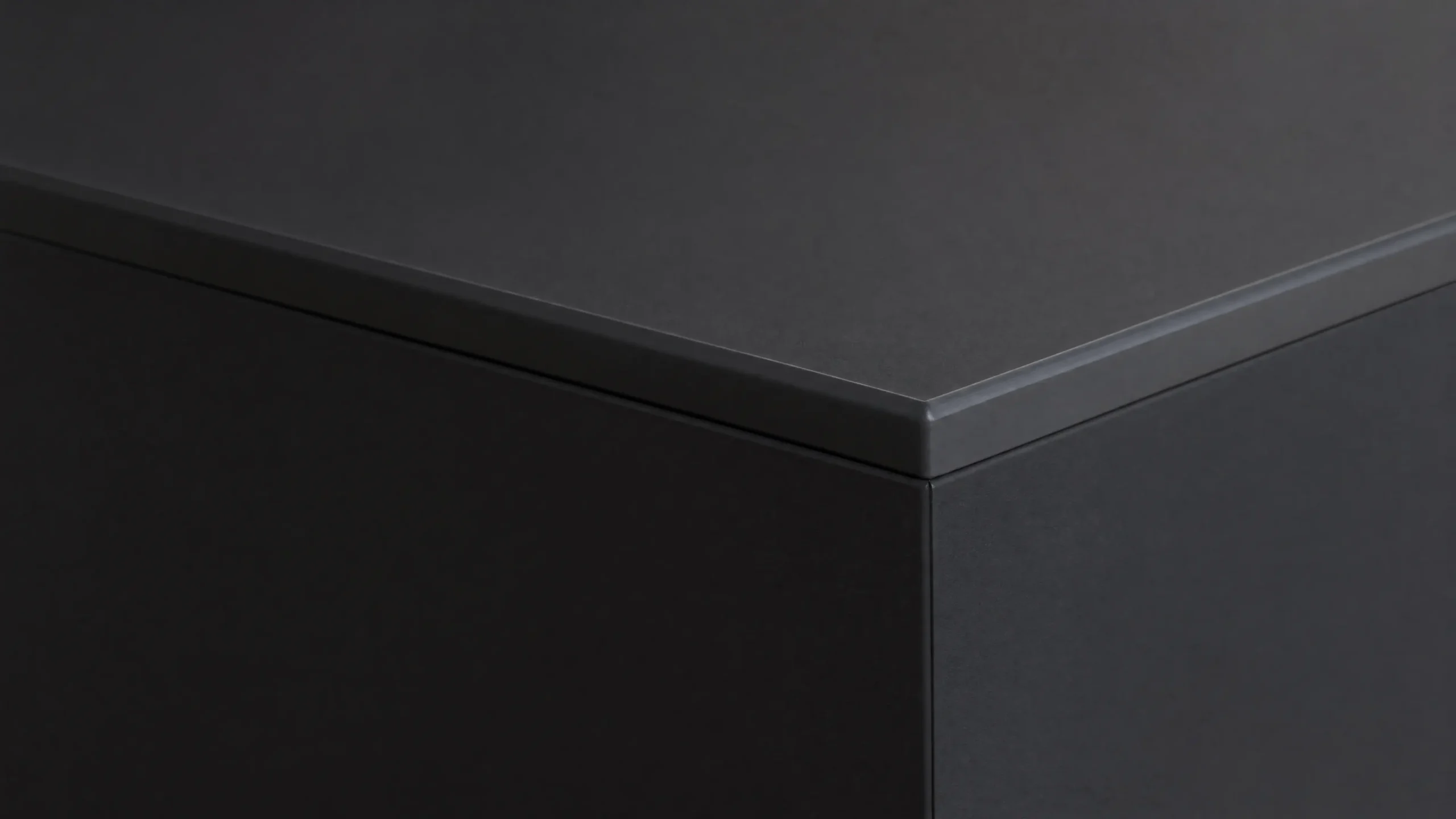 Matte PVC edge banding detail for low-reflection cabinet panels