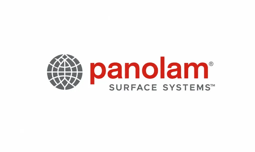 Panolam Surface Systems reference brand logo for decorative surface and edge banding matching support