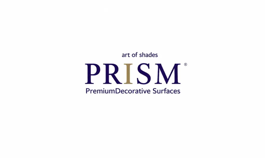 PRISM reference brand logo for decorative surface and edge banding matching support