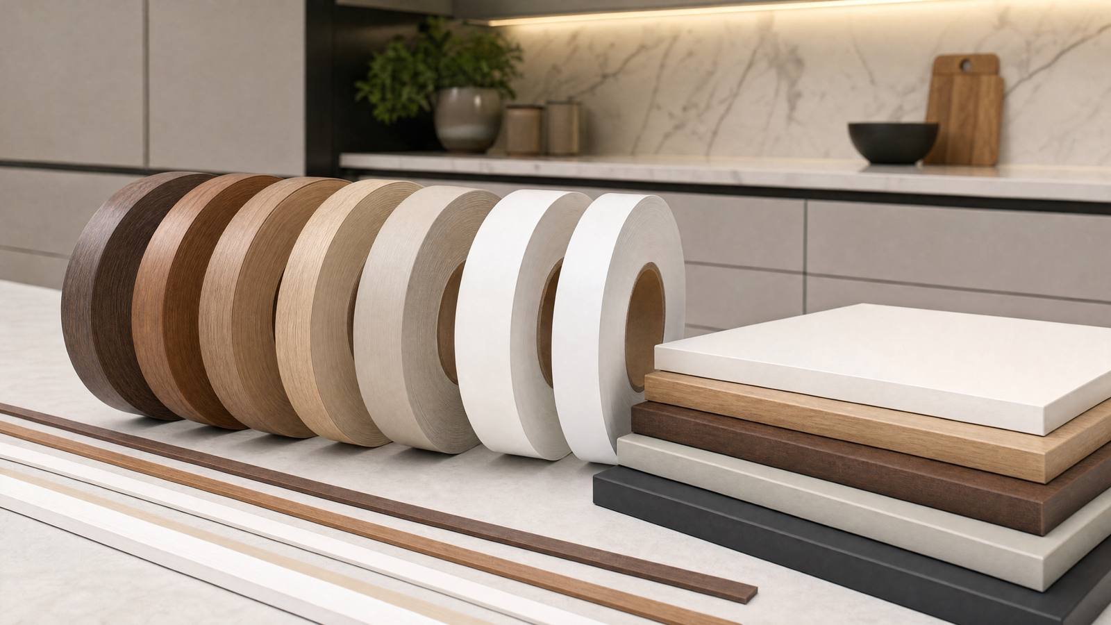 PVC edge banding tape for cabinet manufacturers