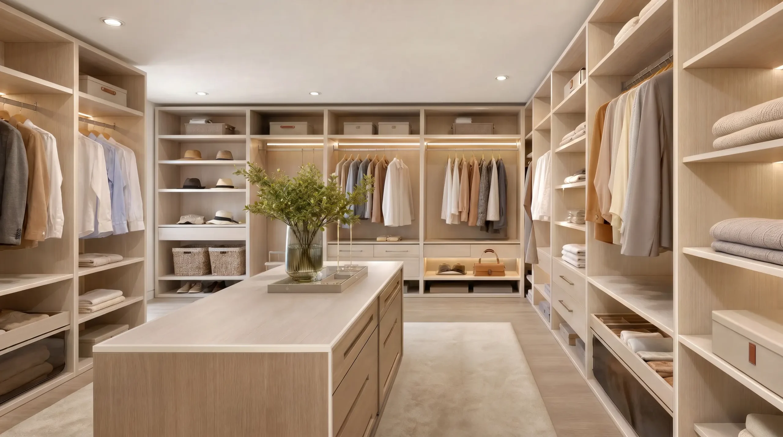 PVC edge banding used on light wood wardrobe and closet furniture for a clean finished look